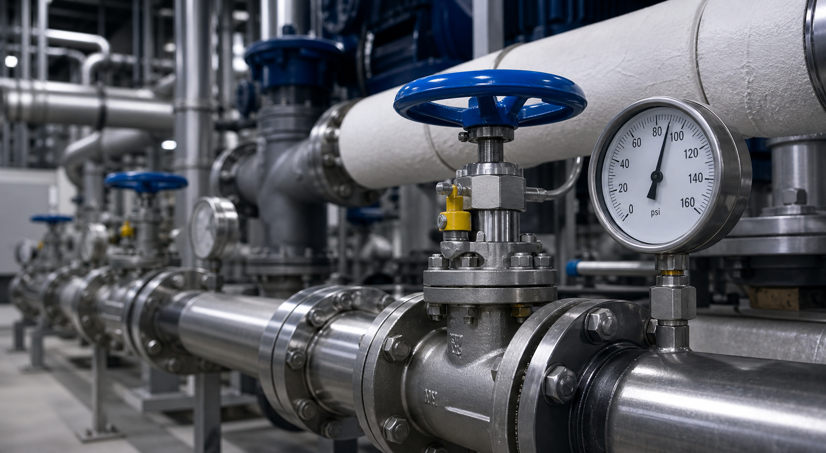 Mechanical contractor supervising HVAC and piping work